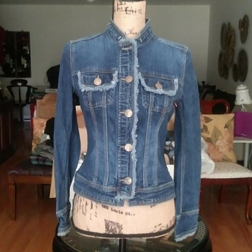 Kikit denim tapered jacket